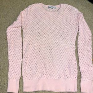 pale pink women’s sweater